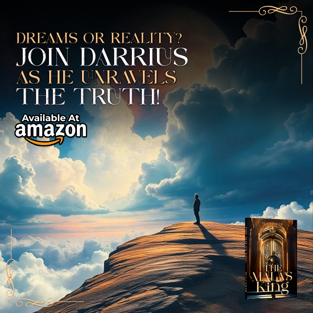 CheyenneSauer_1's tweet photo. Is it all just a dream? Follow Darrius as he navigates the fine line between dreams and reality in his quest for truth.
Don’t Wait—Get Your Copy! https://t.co/bRN9ZGGzMY
#CJSauer #Themalasking #FantasyNovel #EpicBattle #HeroJourney #NewAuthor #FantasyAdventure #DreamsAndReality https://t.co/h0Pmuun7GZ
