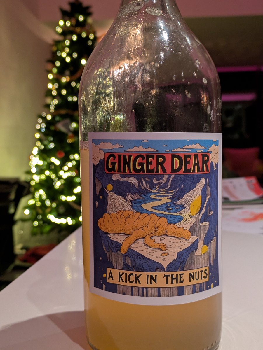 Made me some kind of ginger beer. Couldn't resist creating a label with <a href="/freepik/">Freepik</a> ai.