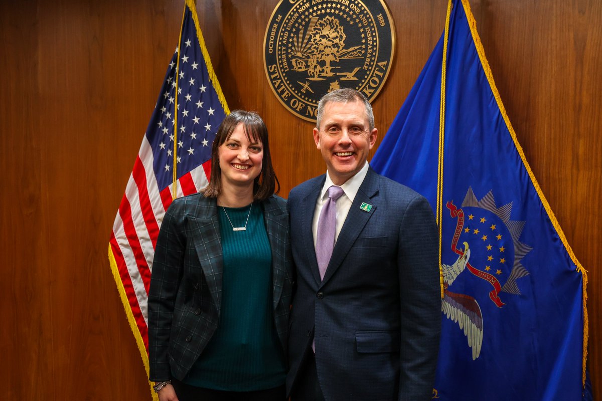 GovArmstrong's tweet photo. I couldn't think of a better appointment to make than Jill Kringstad as Public Service Commissioner for my first official appointment as governor of North Dakota. 

With more than eight years of service to the Public Service Commission and her private sector experience in the energy and utility industry, Jill has the background and knowledge base to serve our citizens well on the PSC. 

She understands that the success of our state and nation depends on a stable regulatory framework and strong supply of reliable, affordable, dispatchable energy.

Full release and video: https://t.co/nIa2xk4jzJ