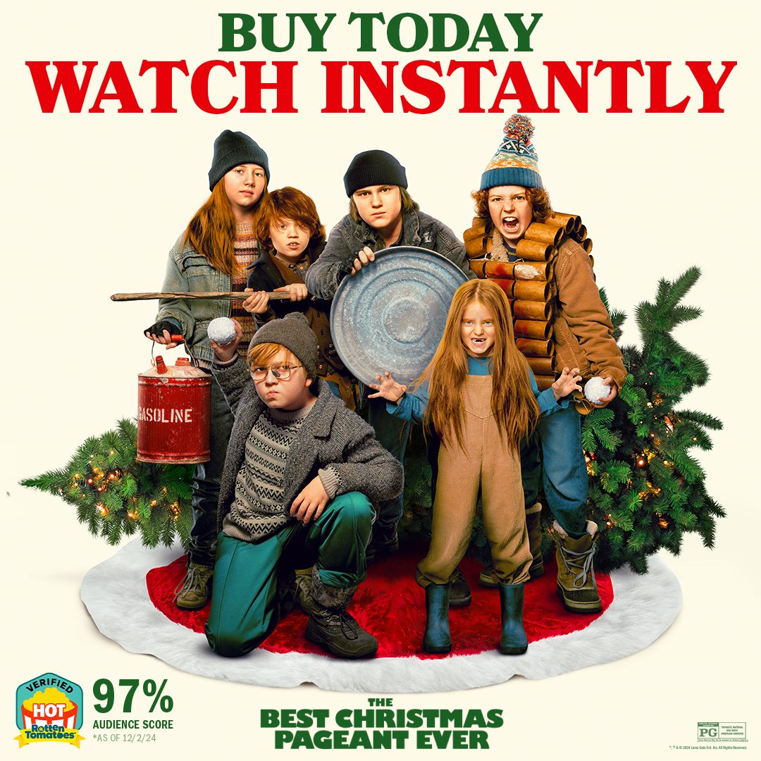 Make new traditions this year with the #BestChristmasPageantEver - buy today, watch instantly.✨🎄