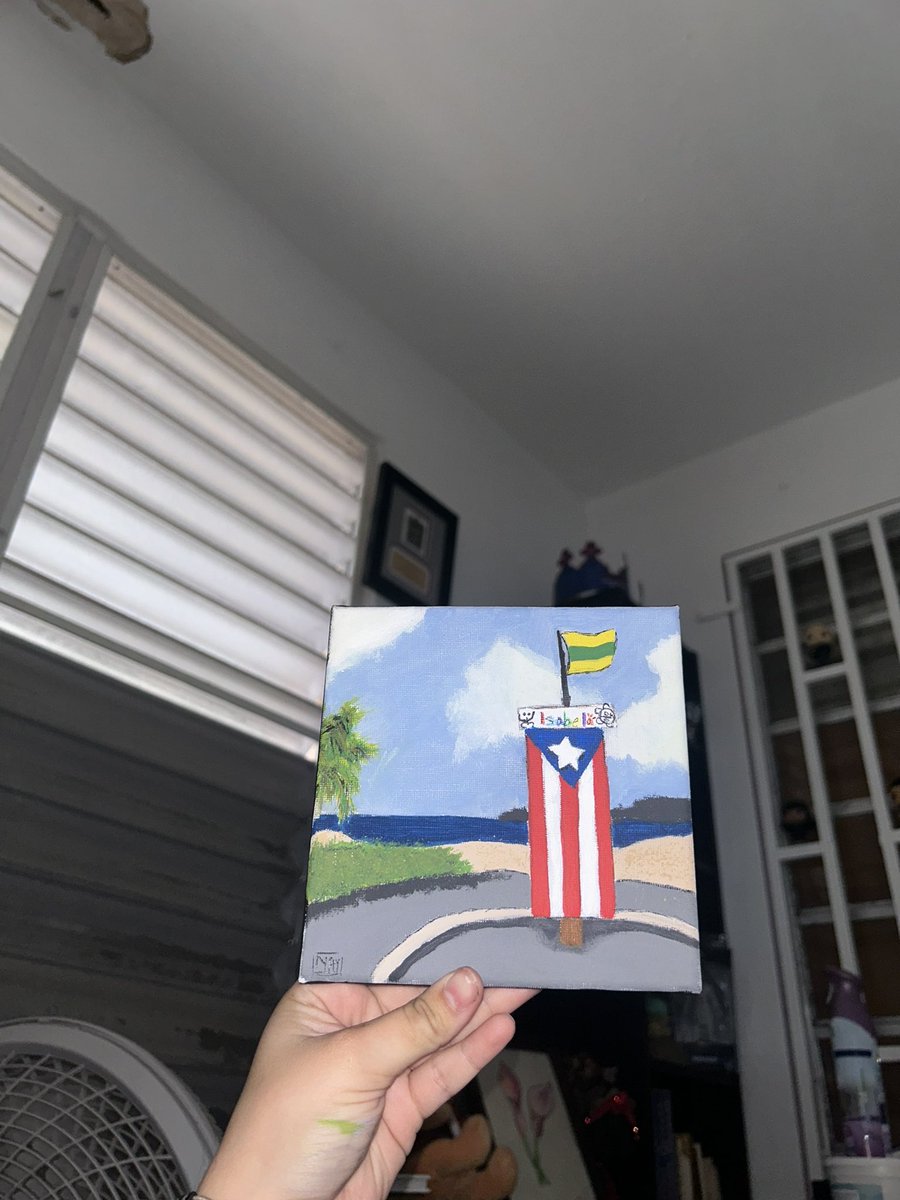 skullsand13's tweet photo. “aquí mataron gente por sacar la bandera”
#PuertoRico #DTmF #painting https://t.co/AIKK1mMH66