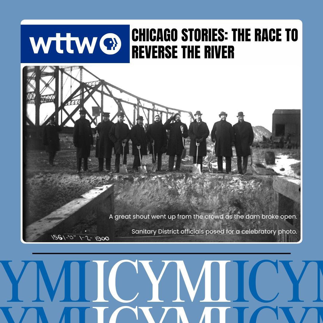 MWRDGC's tweet photo. 📣 ICYMI @wttw: This film explores reversing the flow of the (Chicago) river away from the lake. Audio-narrated descriptions are available.

View: https://t.co/mAgfXcZa1J

#MWRD #CookCounty
#ChicagoRiver #LakeMichigan https://t.co/w4DZWx6n1i