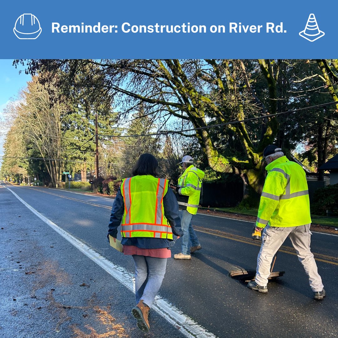 Construction is happening near River Rd &amp; Meldrum Ave this week, which may cause some traffic impacts. Please follow the signage and instructions from flaggers, or consider using McLoughlin Blvd as an alternative route.