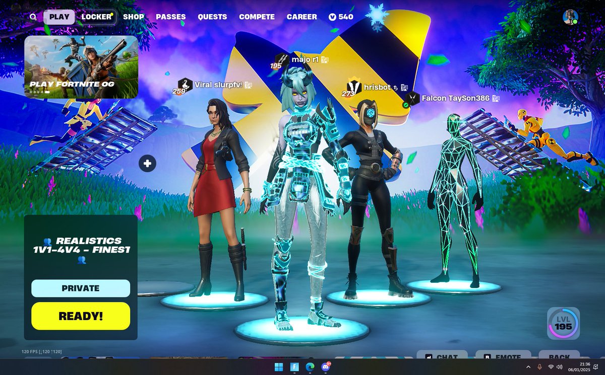 Major3Waze's tweet photo. SQUAD FNCS NEXT YR? @taysonFN @HrisFN https://t.co/6rdsc7yEjM