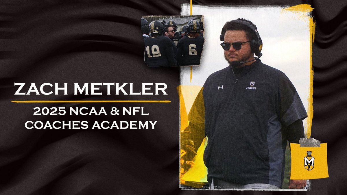 Manchester Football (@mu_spartanfb) on Twitter photo 💥💥CONGRATULATIONS <a href="/CoachMetkler/">Zach Metkler</a> 💥💥
Excited to have our offensive coordinator be a part of the prestigious 2025 NCAA & NFL Coaches Academy!!
muspartans.com/news/2025/1/6/…
#Squad100 #BringTheJuice #FierceCompetitor #NBU #EAT 💥💥CONGRATULATIONS <a href="/CoachMetkler/">Zach Metkler</a> 💥💥
Excited to have our offensive coordinator be a part of the prestigious 2025 NCAA & NFL Coaches Academy!!
muspartans.com/news/2025/1/6/…
#Squad100 #BringTheJuice #FierceCompetitor #NBU #EAT