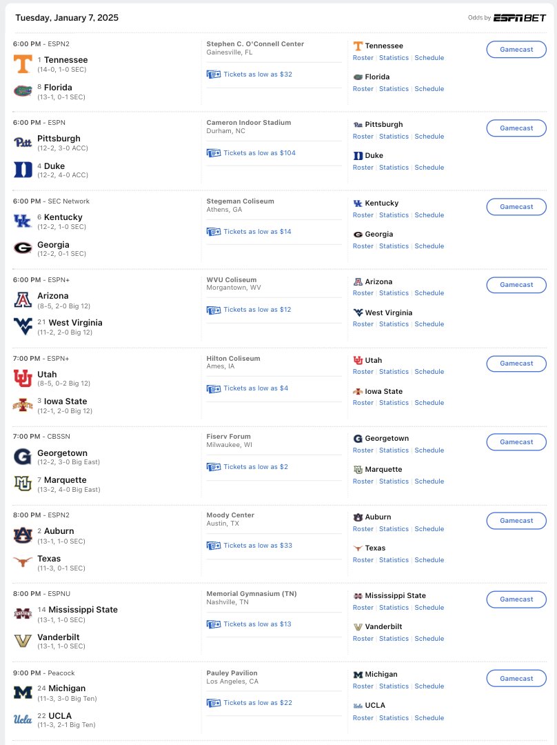 Loaded slate tomorrow.... would people tune into a 6pm ET stream to preview these games?? 🤔
