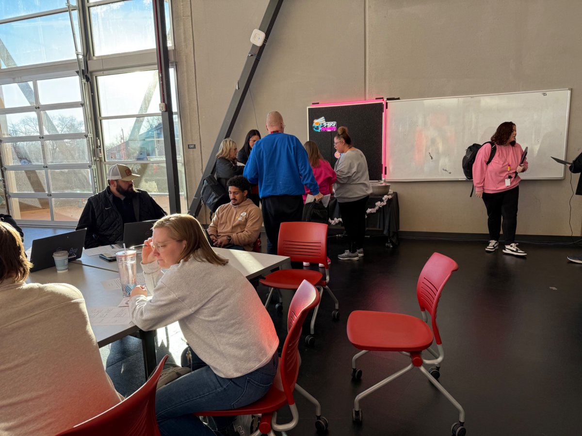 crystalclear823's tweet photo. Busy day of traveling today at Mustang High School! Teachers visited different “countries” of their choosing to complete hands-on learning projects and collect passport stamps! #engagingpd @MustangSchools https://t.co/c9EgivlQgZ