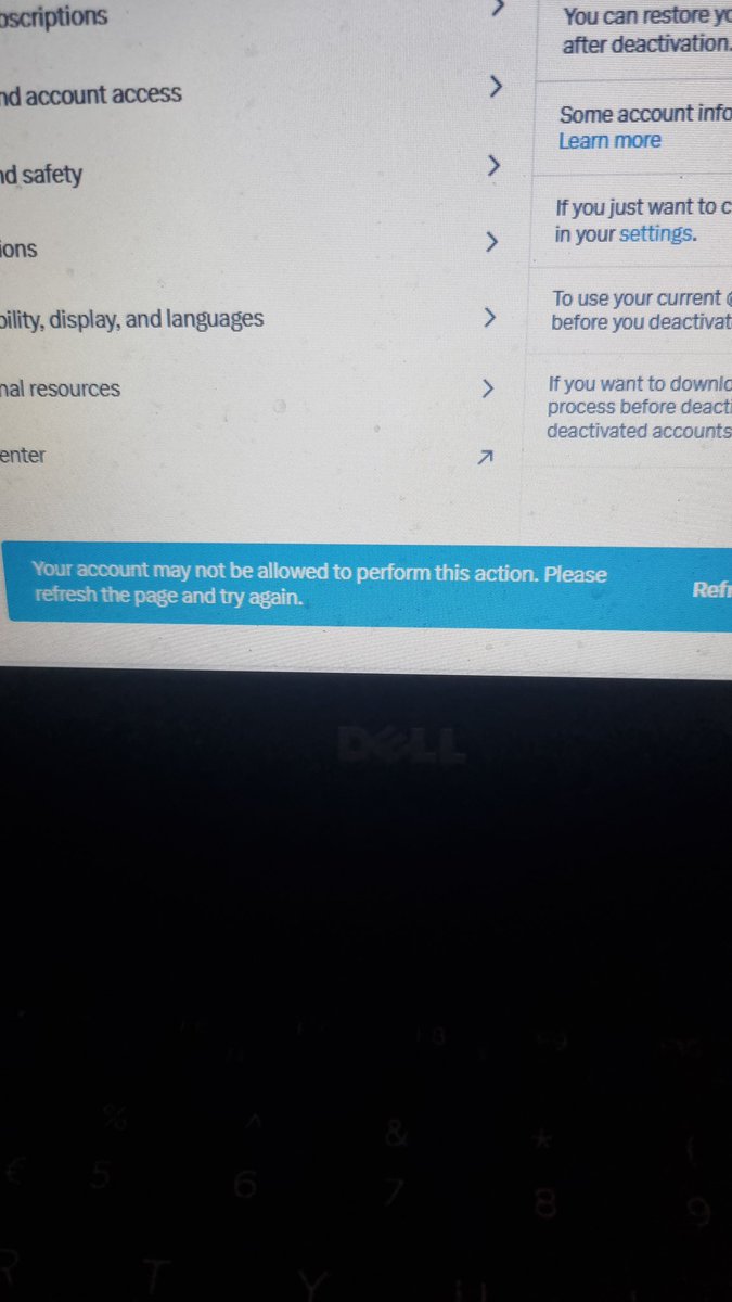Jimskiv92's tweet photo. WTF is this all about? It's not allowing me to  deactivate my  account? https://t.co/SRJI9cBV1s