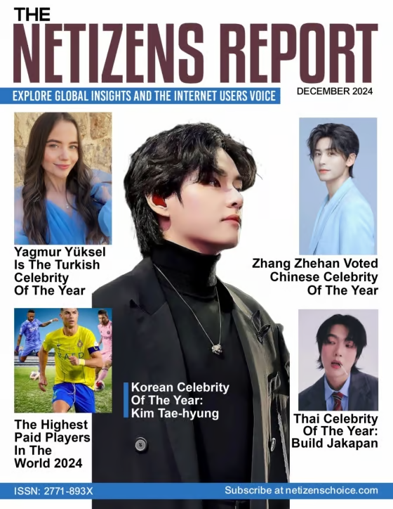 KTH_Kcrew's tweet photo. [📰KTH News] 방탄소년단 뷔, 美 매거진 선정 '2024년 韓 셀러브리티'

뷔가 미국 매거진 '네티즌 리포트'가 발표한 2024년 '올해의 한국 셀러브리티' 상을 받으며 글로벌 인기를 빛냈다.

'THE NETIZENS REPORT'는 전 세계 인물들을 대상으로 재능과 세계적인 영향력 및 문화적 영향력을 반영해 
+ https://t.co/9oAKxDZIJe