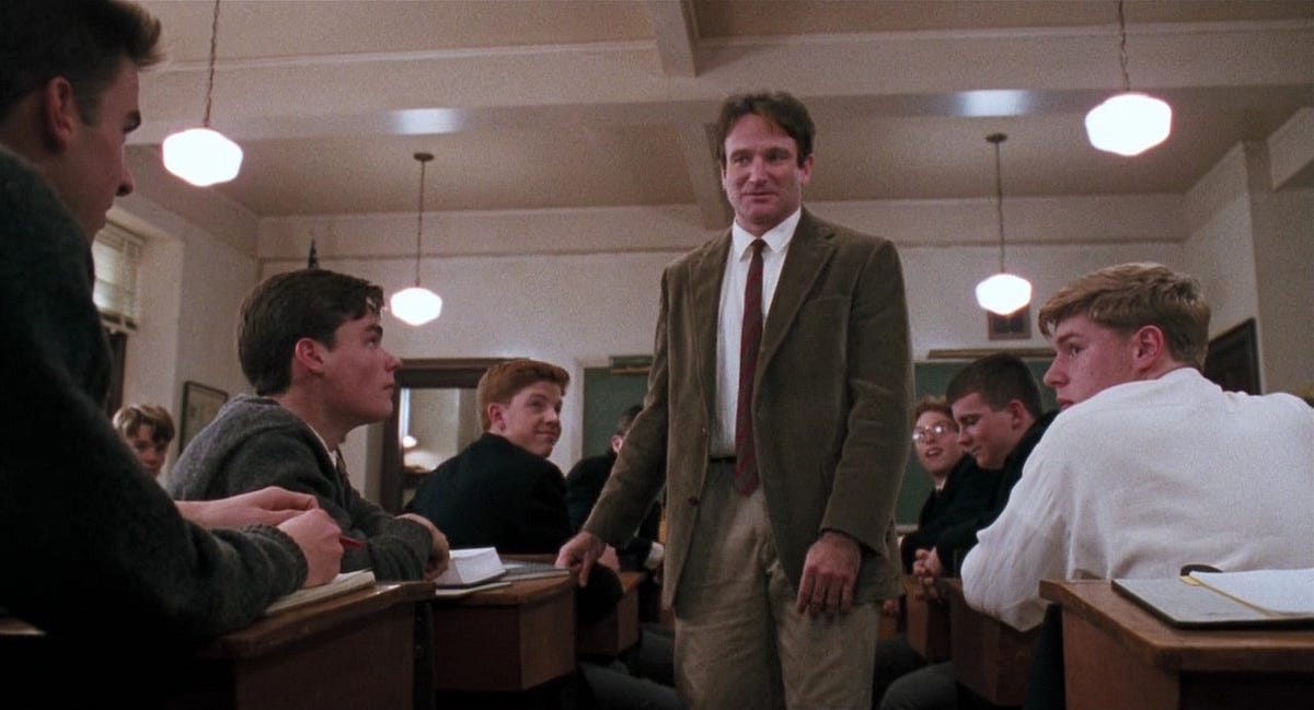 CinemaTweets1's tweet image. “Carpe diem. Seize the day, boys. Make your lives extraordinary.” There are some films that just enter your life &amp;amp; never leave. Dead Poets Society (🌟🌟🌟🌟) is one of those films. There is never, ever a wrong time to watch this film, but I always find myself coming back to this…
