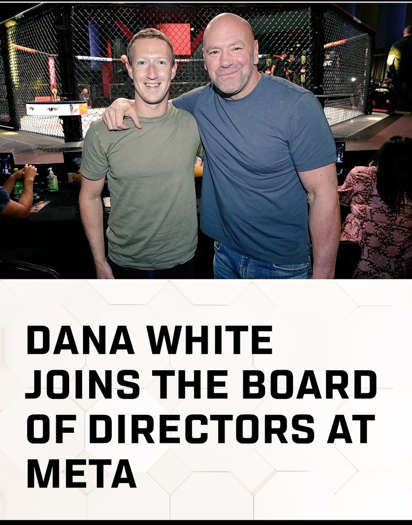 NewspostTv's tweet photo. #JustIn:#DanaWhite joins #Meta board of directors- GunterEaagleman #GoldenGlobes2025 #ElonMusk #stockmarketcrash #Asake #FreeOlamide #Akpi #QingMadi #PeterObi #Ketamine #MarkAngel #ManUnited #NYSC #Cubana #Tradaeu #TeamB #Pastor #BettyAkeredolu #FelixMorka #zelena #lockdown https://t.co/vlNJPCvCDS