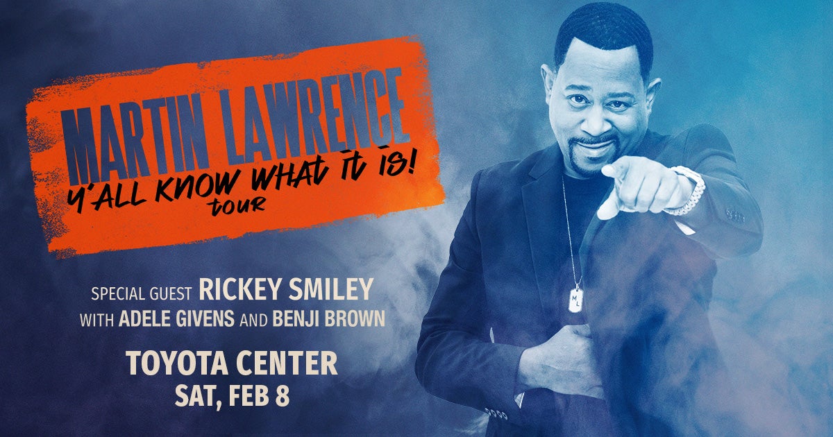 RickeySmiley's tweet image. I'll be performing on #MartinLawrence's #YallKnowWhatItIs Tour in #Houston at the Toyota Center on February 8th!! Go ahead and get your tickets at RickeySmiley.com!!!