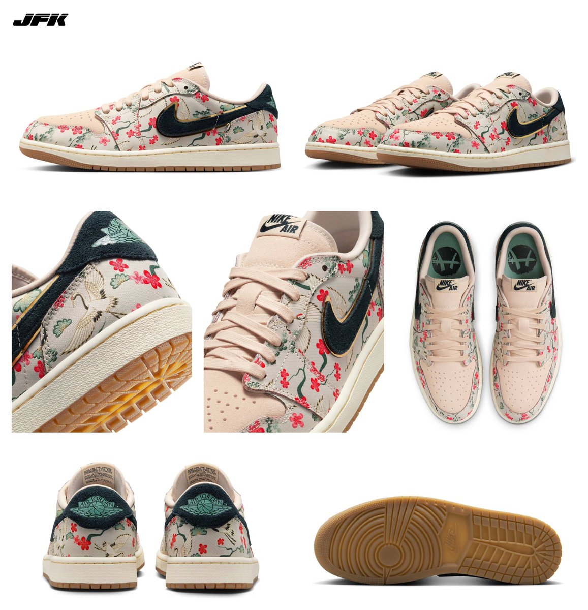 Rui Hachimura x Air Jordan 1 Low OG Releases March 31st 🌺🪷 bit.ly/3ozNKvs