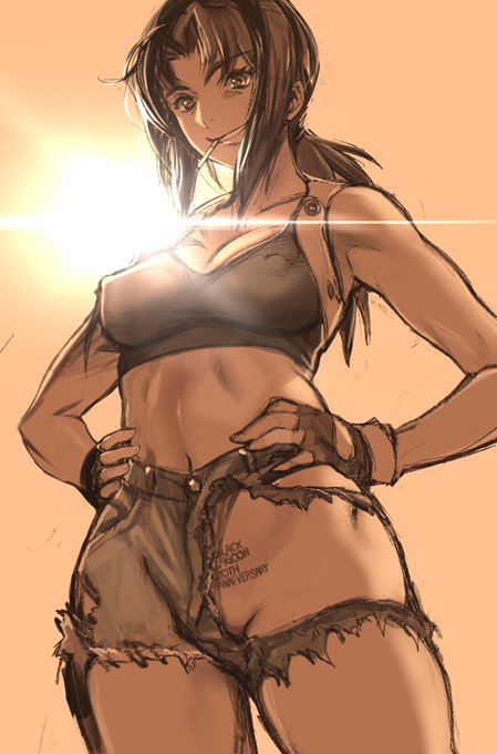 自分は絵を貼った後も意味ないのに貼った絵を修正してたりするんですわ。このレヴィとか。 