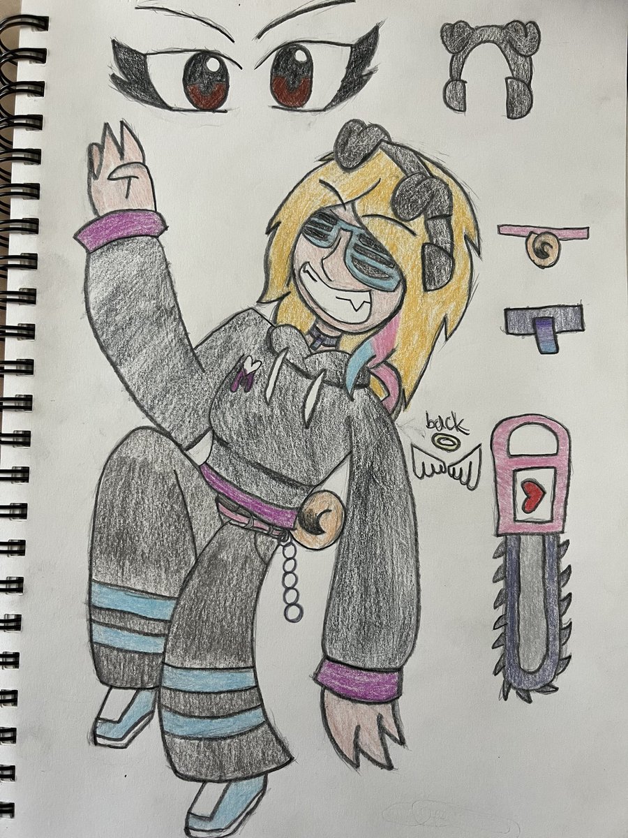 My persona, Puggers! I drew this some time in 2024.