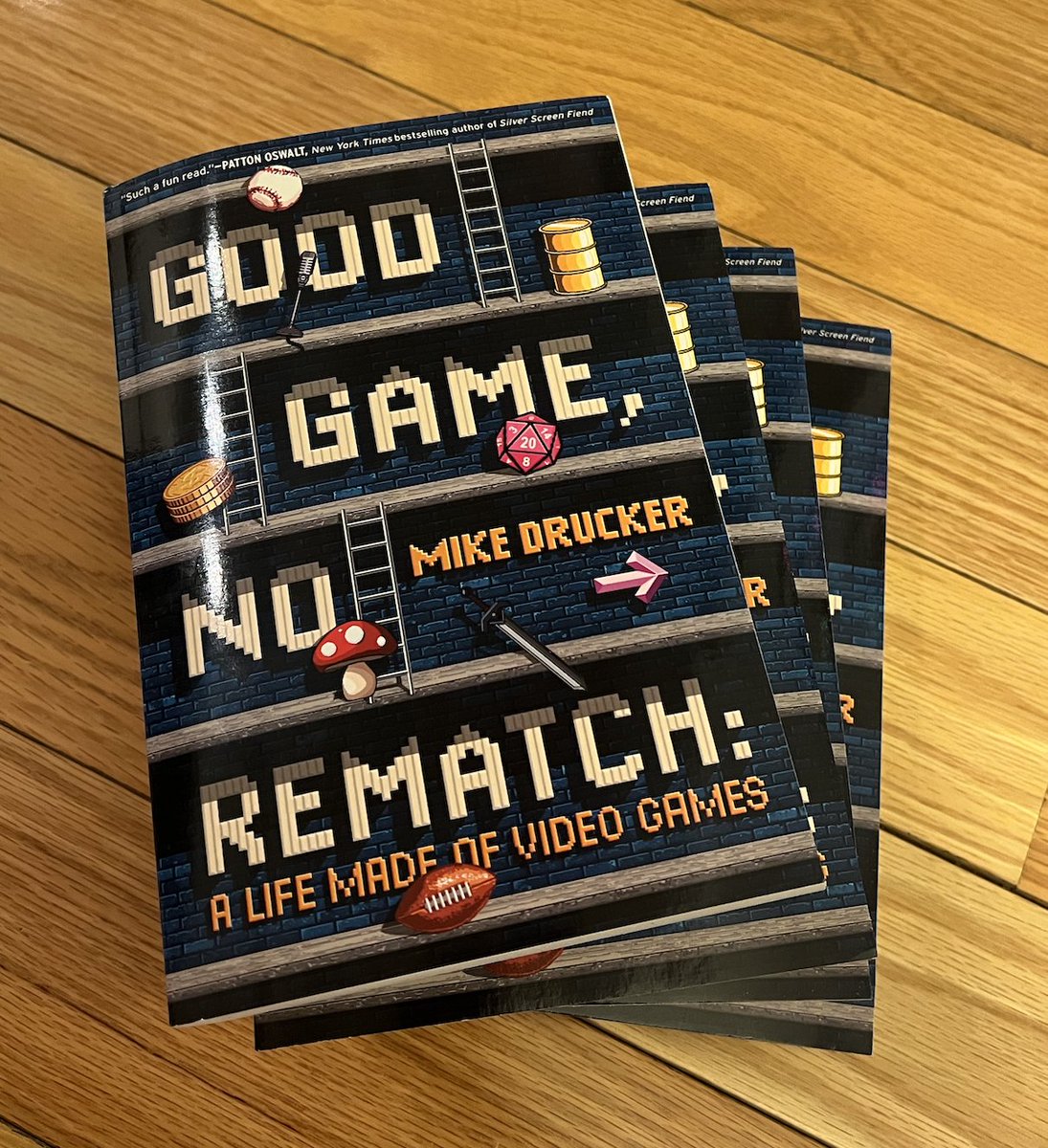 Holy crap, I just got the early galleys in for my book coming in April! Can't believe this thing is real. I'm excited for you folks to read it! And, you know, hopefully enjoy it. Beep beep video games!