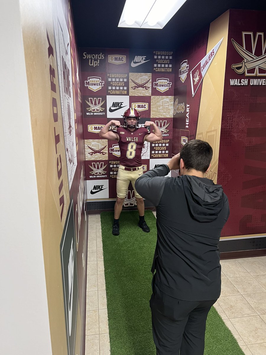 After a great visit and talk with <a href="/CoachFank1/">John Fankhauser</a> I am blessed to receive my 2nd Division 2 offer from <a href="/WalshUFootball/">Walsh Football</a> !
More Pictures coming soon!

<a href="/WinTheDay_RRFB/">Coach Commins</a> <a href="/CoachPartman/">Coach Partman, B.S, M.S.</a> <a href="/CoachJHamilton_/">Jeremy Hamilton</a> <a href="/CoachMeyers/">Meyers</a> 
<a href="/Coach_Ferback/">Adam Ferback</a>