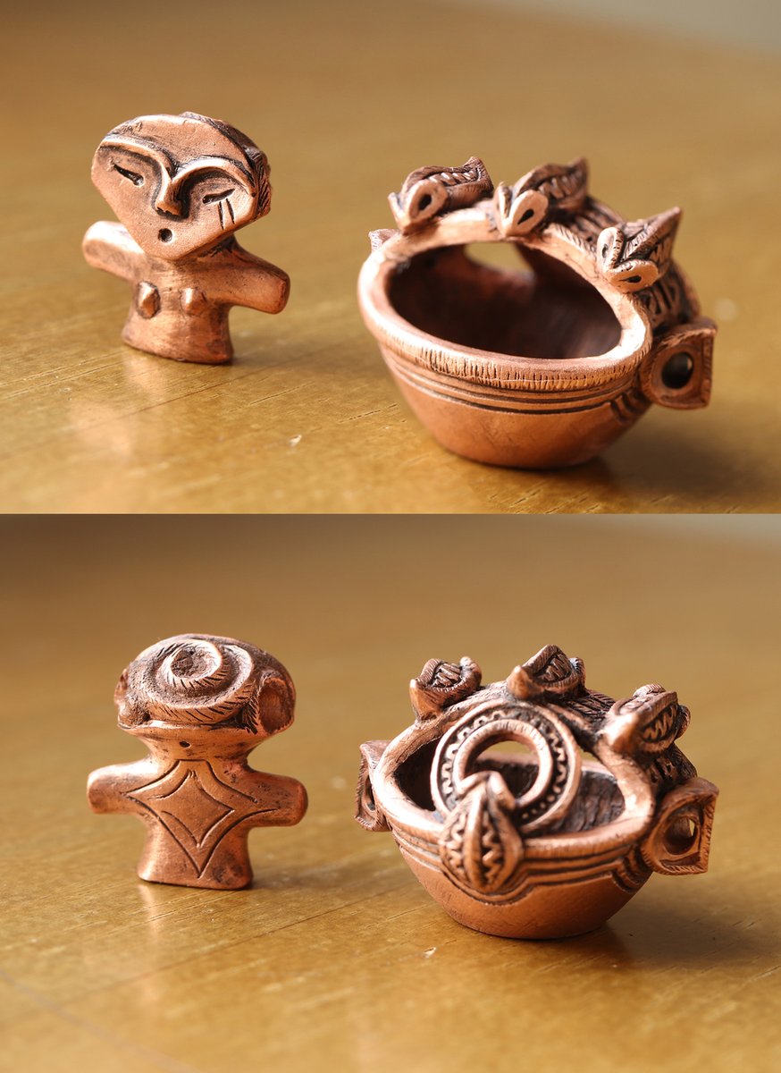 スピリチュアル☆縄文土器イメージ花器。蛇模様 スピリチュアル☆縄文土器イメージ花器。蛇模様