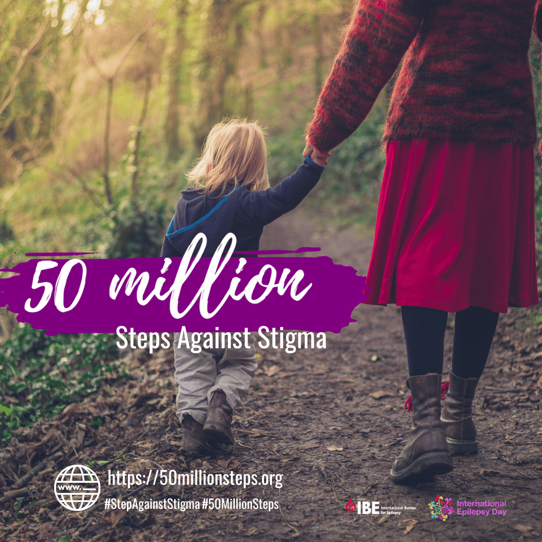 BCEpilepsy's tweet photo. Help the International Bureau for Epilepsy (IBE) raise #epilepsyawareness by walking 50,000,000 steps (1 for each person with #epilepsy) ahead of #InternationalEpilepsyDay on February 10th. #50MillionSteps #StepAgainstStigma #EpilepsyDay https://t.co/gjrJbifBYU
