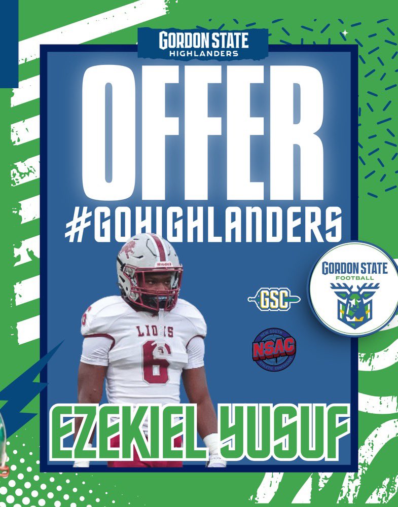 Ezekiel Yusuf (@ezekielyusuf_6) on Twitter photo Truly Blessed to an Offer from Gordon State🙏🏾#AGTG <a href="/coach_kight15/">Coach Joel Kight</a> <a href="/RecruitMLKLions/">MLKing High School Football</a> <a href="/QuisenberryOmar/">Omar ( Coach Quiz) Quisenberry</a> <a href="/Gscfootball1/">Gordon State College Football</a> @cwithaclipp Truly Blessed to an Offer from Gordon State🙏🏾#AGTG <a href="/coach_kight15/">Coach Joel Kight</a> <a href="/RecruitMLKLions/">MLKing High School Football</a> <a href="/QuisenberryOmar/">Omar ( Coach Quiz) Quisenberry</a> <a href="/Gscfootball1/">Gordon State College Football</a> @cwithaclipp