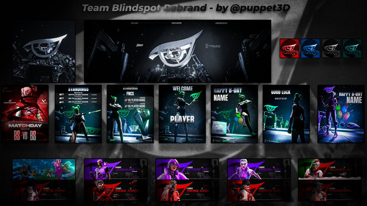Rebrand for <a href="/_Team_BS/">Team Blindspot</a> 
#FindTheBlindspot💙