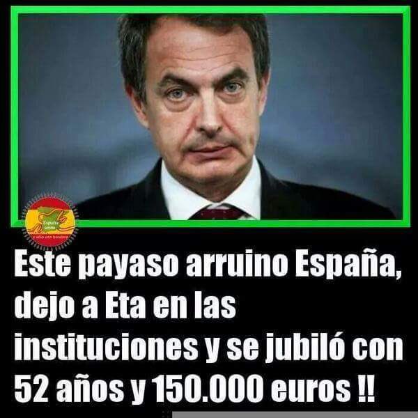 Vocero0's tweet photo. @ivanedlm El asqueroso ZP debería estar en el PENAL MÁS OSCURO.
Espero no morirme sin ver su castigo a el y a todos los suyos.
El daño y el odio que sembró en España merece el peor de los castigos legales.
#SerSocialistaSerTerrorista
#SanchezAPrision
#ZpAPrision
#SoloQuedaVox https://t.co/aB02nPxYcj