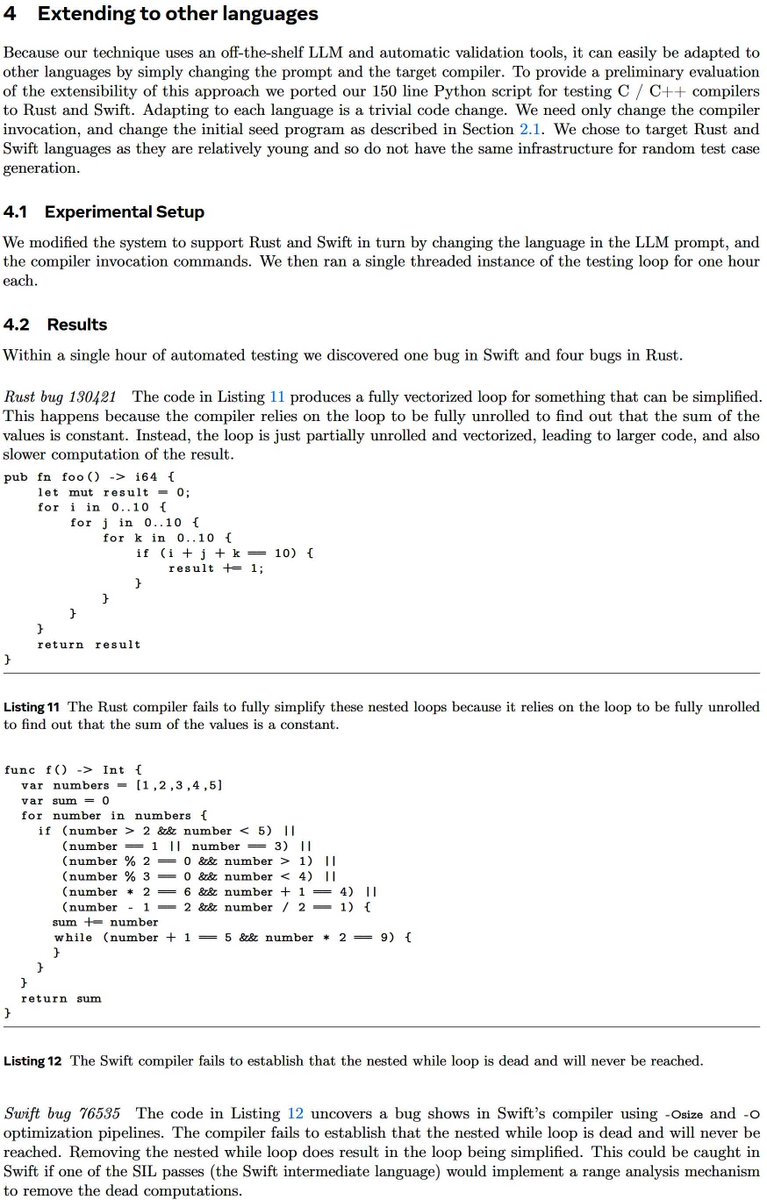 matt_dz's tweet image. Finding Missed Code Size Optimizations in Compilers using LLMs
arxiv.org/abs/2501.00655
Davide Italiano (@davidecci), Chris Cummins (@iamchriscummins)
International Conference on Compiler Construction (@acm_cc_conf) 2025