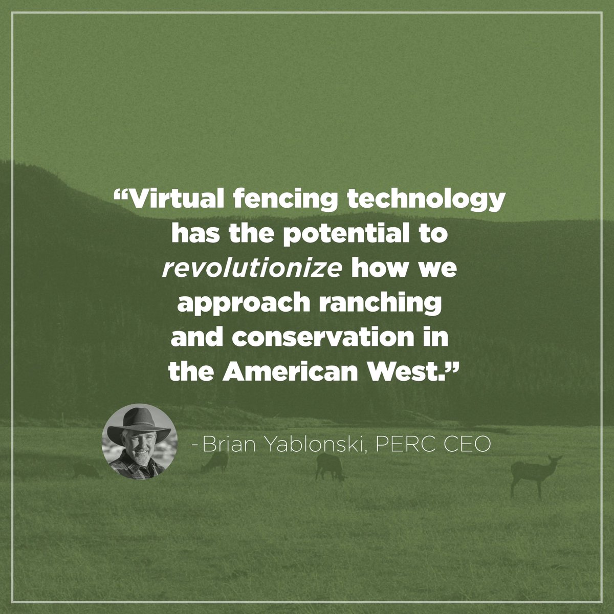 PERCtweets's tweet photo. #VirtualFencing is the future. The future is here. Let us help you be a part of it.
🇺🇸 Read more about America’s first Virtual Fence Fund here: https://t.co/WudhQo3b8g https://t.co/UPNXD73orO