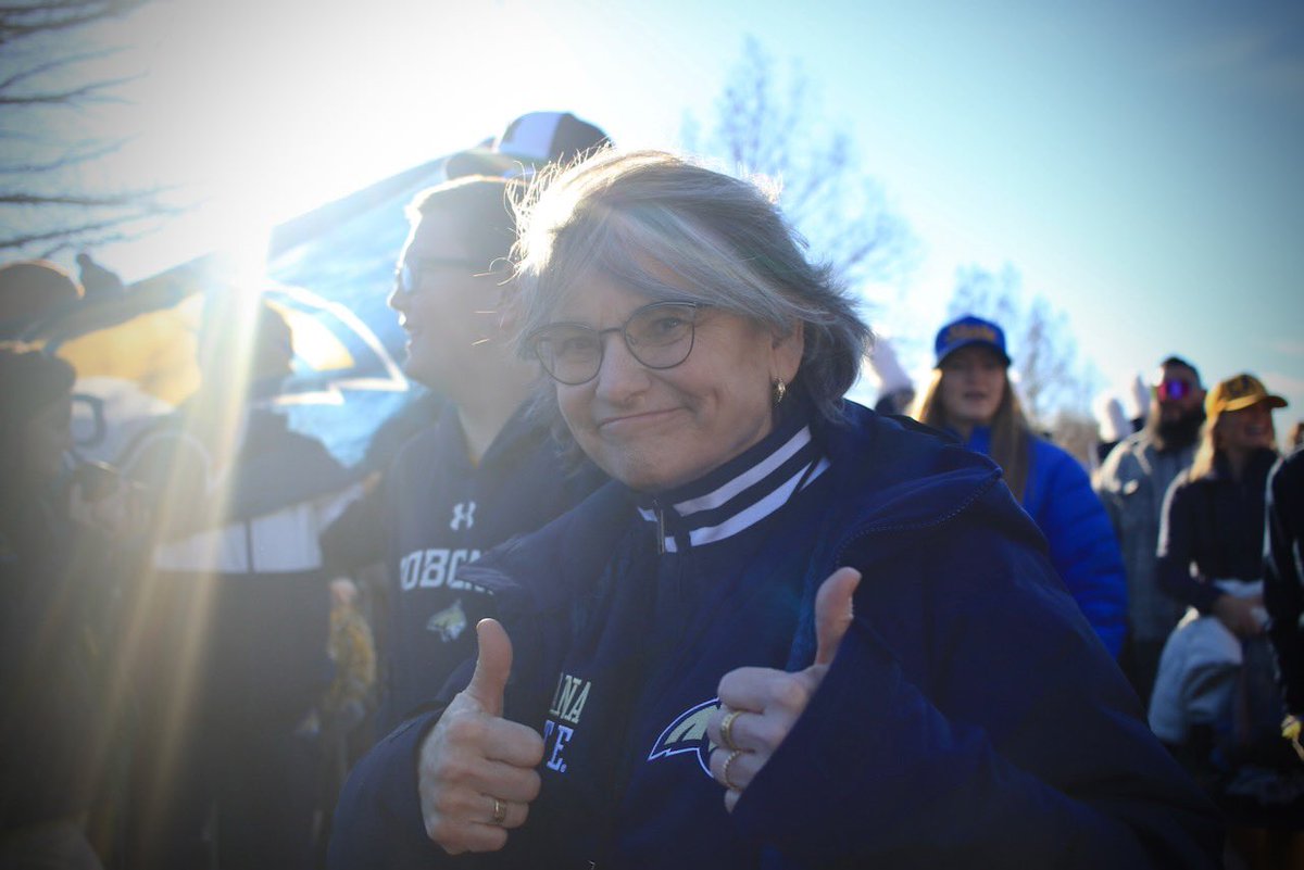 Montana State pre-game walk into Toyota Stadium at the 2024 FCS National Championship
