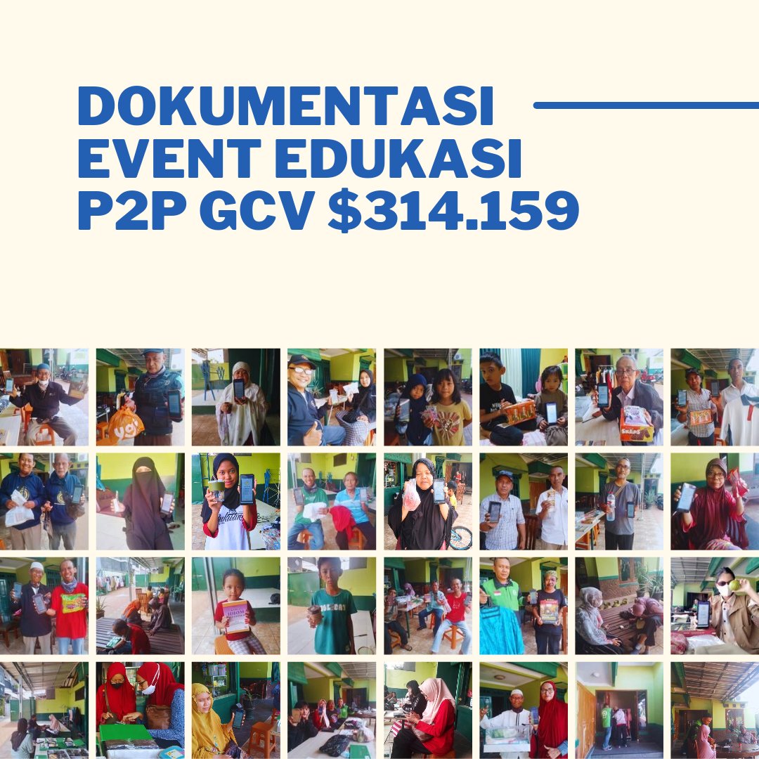 bilzareesh's tweet photo. Dokumentasi Event Edukasi P2P GCV $314.159 https://t.co/8vVpJABdW2