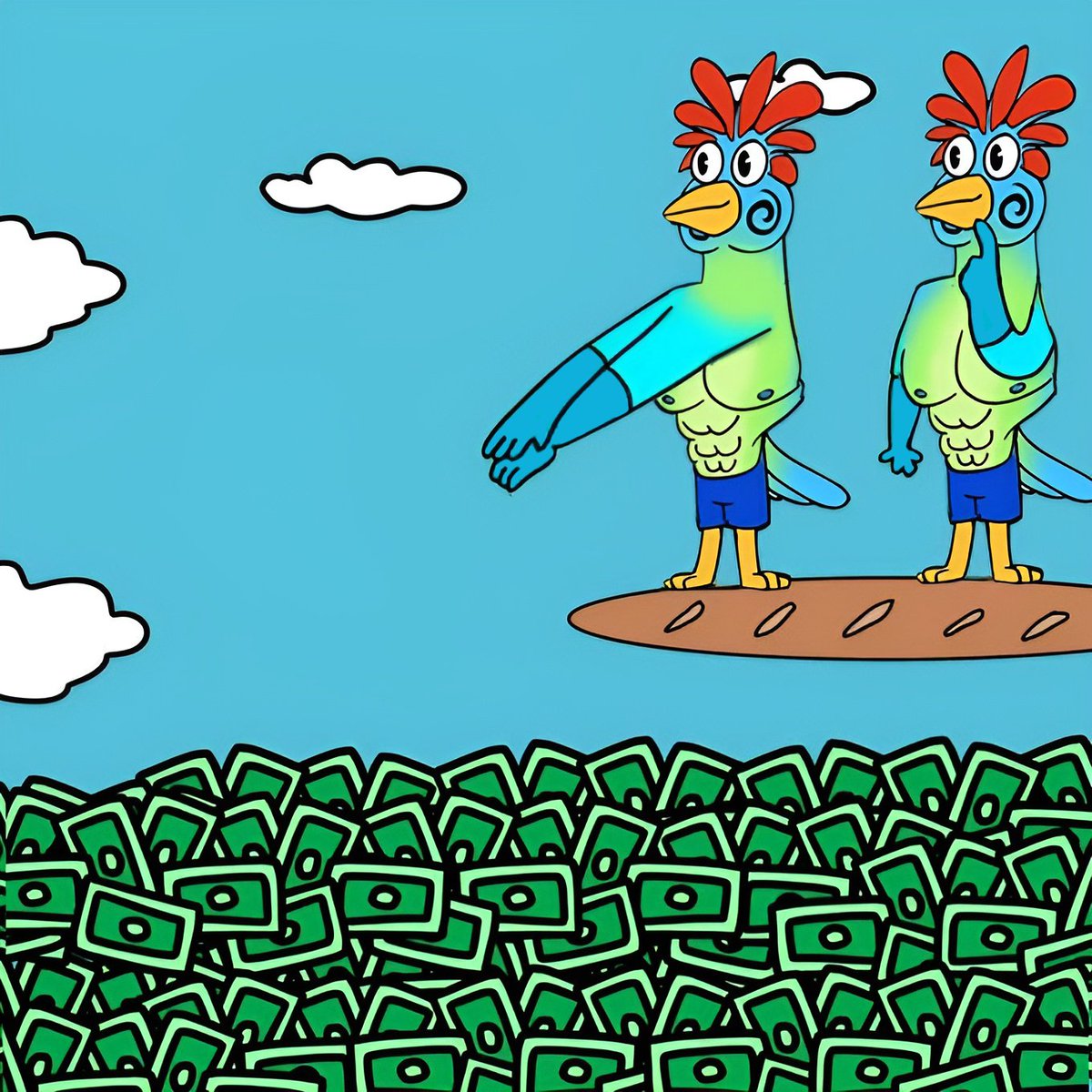 $CHICKO The Moon Bird tweet media