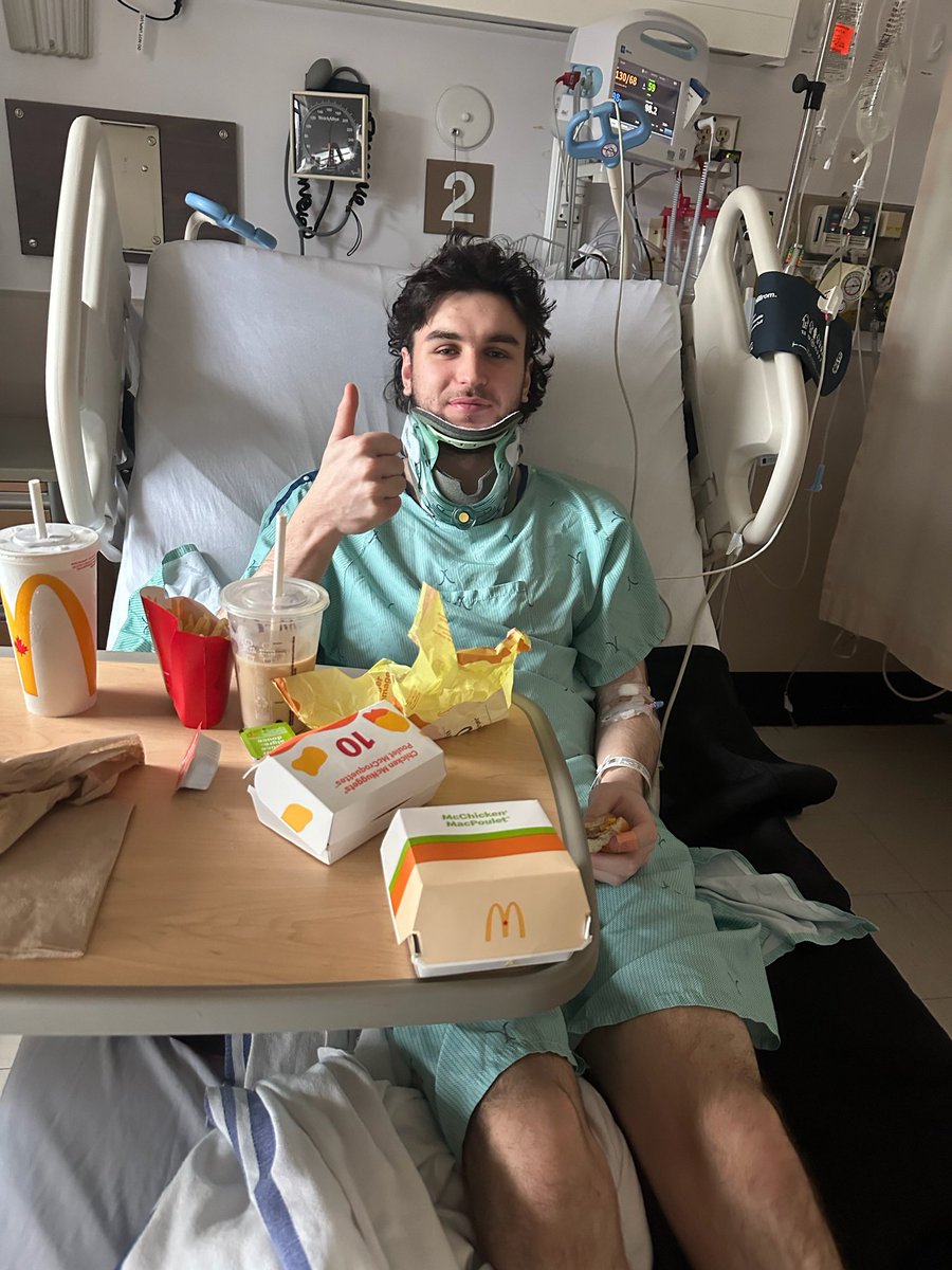 A little fuel before heading home!

We just got the news we have been waiting for! Alex is being discharged from hospital and is heading home to Victoria. 

Thanks to all who helped provide such great care for Alex.

We appreciate everyone who reached out with care and concern