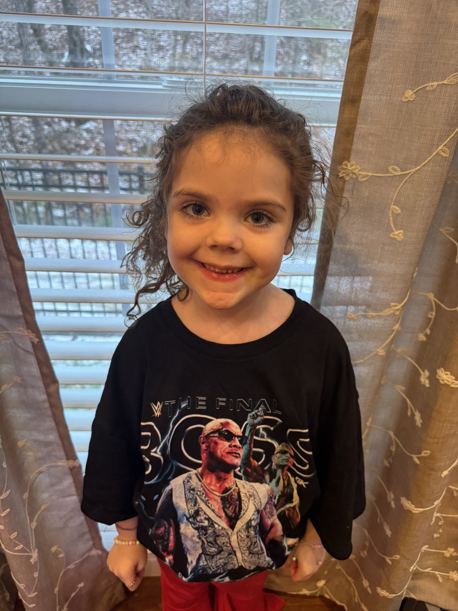 I’ve got a little girl that’s pumped for #RawOnNetflix tonight!!! She’s excited to see her favorite, The Final Boss <a href="/TheRock/">Dwayne Johnson</a> <a href="/TripleH/">Triple H</a> <a href="/WWE/">WWE</a> <a href="/netflix/">Netflix</a>