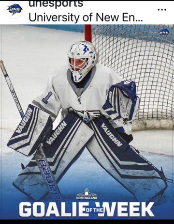 Congrats to 02 Knight's girls alum Kaleigh Laurendeau. 2nd time this year she has been selected goalie of the month!!