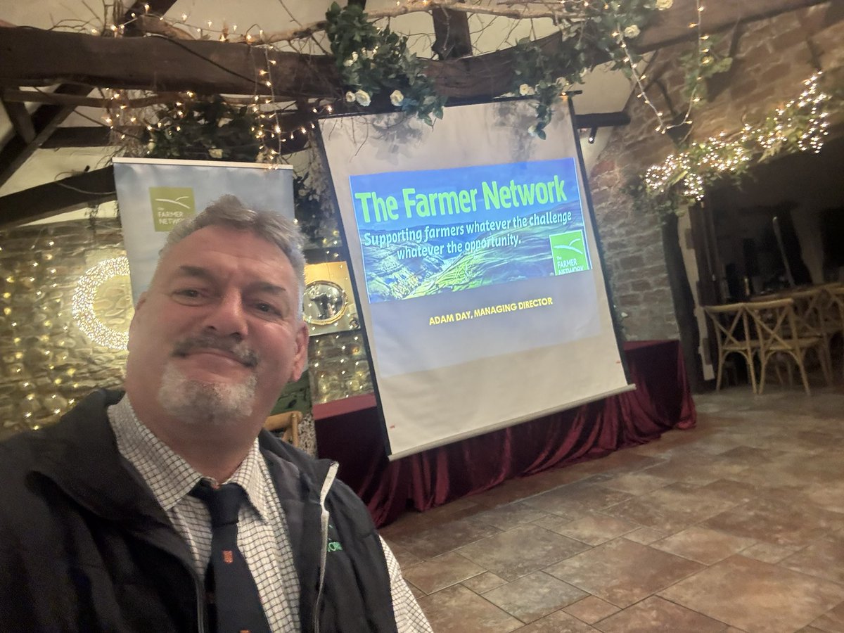 An enjoyable night with <a href="/farmernetwork1/">FarmerNetwork</a> talking to Penton Farmers Group. We talked auctioneering, rugby and Network stuff then top quality pie &amp; pea supper at Skitby House.

#farming #food #nature #environment #community #wellbeing