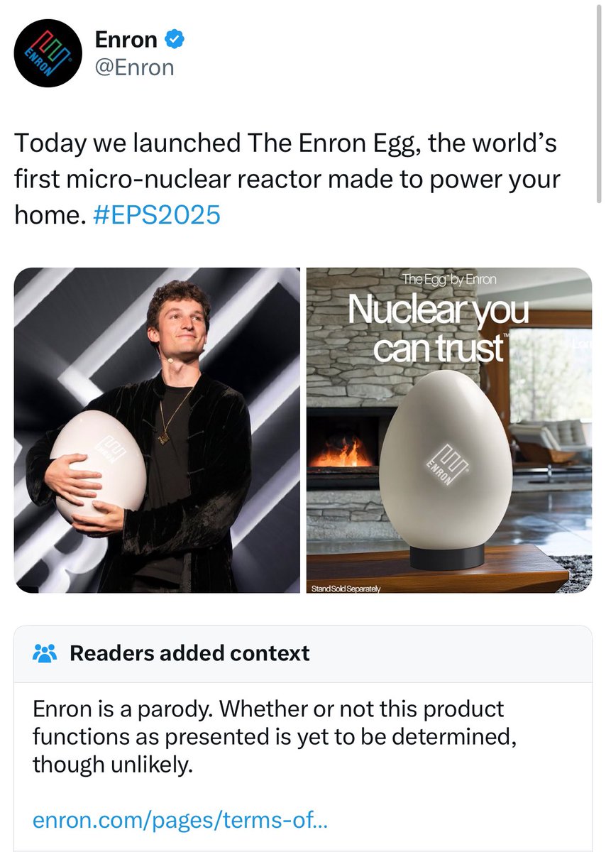 connorgaydos's tweet photo. NOT A PARODY. Dear God, not a parody. We're a real corporation incorporated in the great state of Delaware. We're actually going to be rolling out these Nuclear Eggs which we've worked extremely hard to engineer, for you. Please don't be so short sighted to think this is just a joke, this is the future.