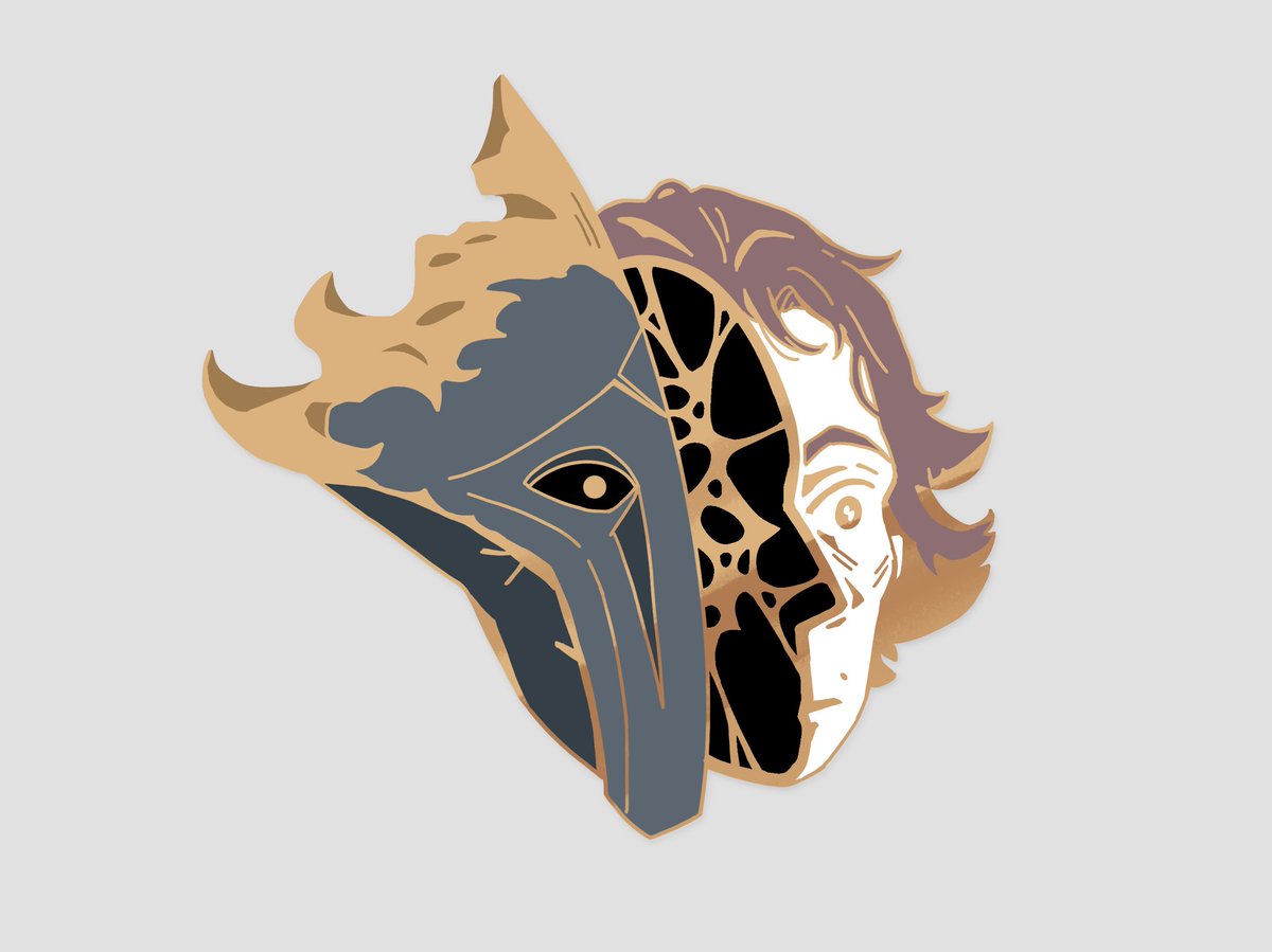 「Considering some potential enamel pins 」|🩸 Mapurl 🩸store reopening 1/21 3 PM PSTのイラスト