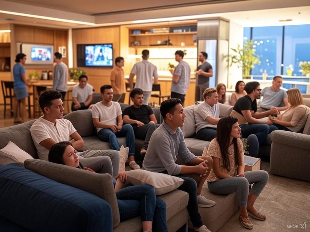 Trying xAI making an image of why coliving its important for business and people 
Key point: Social Interaction