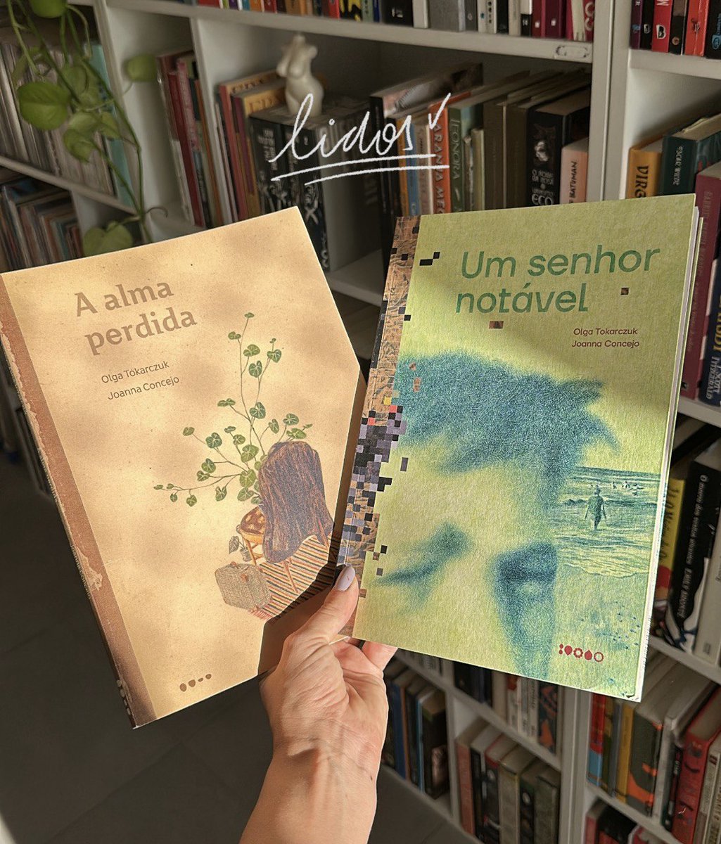 marshmellory's tweet photo. dica de dois livros curtos e com mensagens tããão importantes:
✨ "A alma perdida" fala sobre a importância de desacelerarmos, pra não perdermos nossa alma.
✨ e "Um senhor notável" trata sobre a despersonalização que a vida online está nos trazendo. https://t.co/BfPI6CEHkW