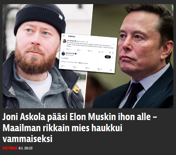 gothammer's tweet photo. Luonnollisestikaan tätä mielipideotsikkoa ei pääse @iltalehti_fi sivulla kommentoimaan, saatikka oikaisemaan, koska #iltalehti on osa "maailman parasta" #suomimedia. https://t.co/VyglflHXAo