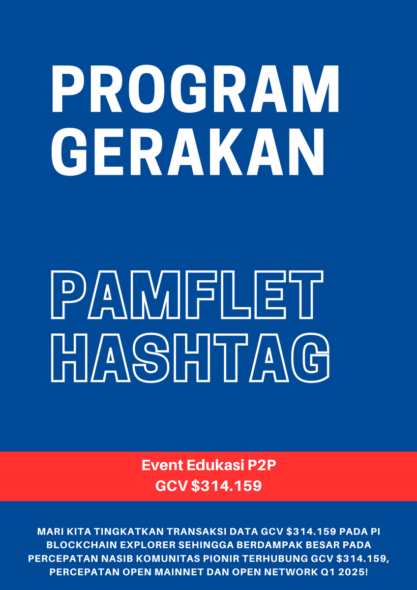 bilzareesh's tweet photo. 01 Program gerakan belajar dan praktek 100x transaksi P2P GCV $314.159 

02 Program gerakan 1000 lokasi belajar dan praktek transaksi P2P GCV $314.159 

03 Program gerakan pamflet hashtag 

04 Program gerakan terus terang dan jujur https://t.co/Fmgg3YEpgV
