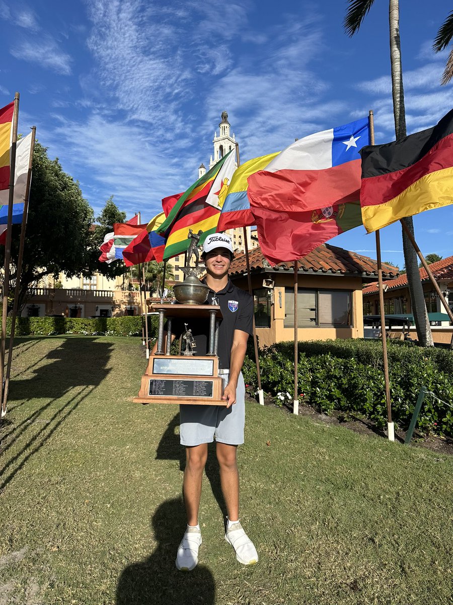 WakeMGolf's tweet photo. Congratulations to 2025 signee Lorenzo Rodriguez on winning the 2025 Junior Orange Bowl International Golf Championship🏆 https://t.co/w9xqM61CG2