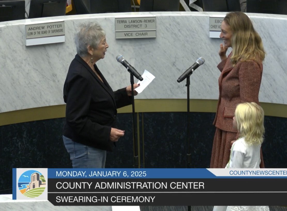 San Diego County Assessor/ Recorder/ County Clerk (@sandiegoarcc) on Twitter photo Congrats 🎉 <a href="/SanDiegoCounty/">SanDiegoCounty</a> Supervisors <a href="/JoelAndersonCA/">Supervisor Joel Anderson</a> & <a href="/SupLawsonRemer/">Supervisor Terra Lawson-Remer</a> on being sworn-in to serve another 4 year term. <a href="/jzmarks/">Jordan Marks</a> & our team look forward to continuing our partnership and good work together serving our community . Thank you for your public service & congrats 🎉 Congrats 🎉 <a href="/SanDiegoCounty/">SanDiegoCounty</a> Supervisors <a href="/JoelAndersonCA/">Supervisor Joel Anderson</a> & <a href="/SupLawsonRemer/">Supervisor Terra Lawson-Remer</a> on being sworn-in to serve another 4 year term. <a href="/jzmarks/">Jordan Marks</a> & our team look forward to continuing our partnership and good work together serving our community . Thank you for your public service & congrats 🎉