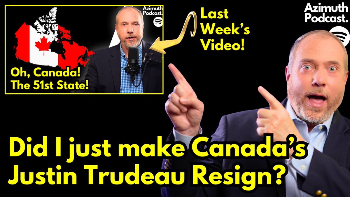 AzimuthPodcast's tweet photo. I published a video on YouTube last week that got a lot of traction with Canadians (read that as they were outraged!). 
Did I wish this into reality? https://t.co/HaPzDq1kBO https://t.co/eGTpEXfEHy