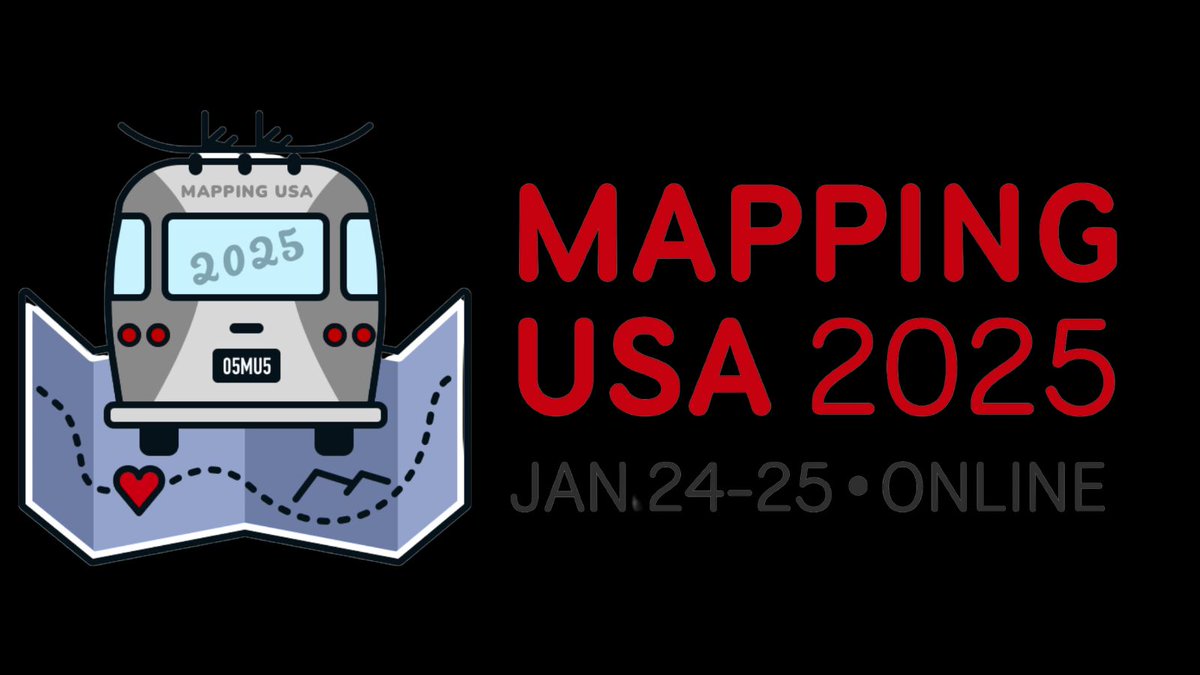 #MappingUSA kicks off on January 24th. Have you registered yet? 

❄️ bit.ly/MappingUSA2025… 

#MappyMonday #OpenStreetMap #OpenStreetMapUS #virtualconference #nonprofit