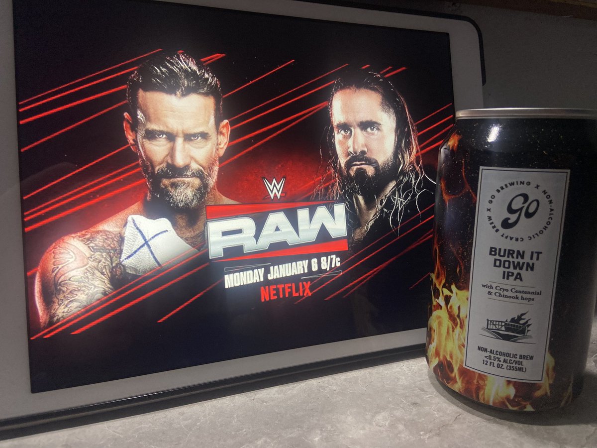 Pluggo_'s tweet photo. 31 Days of NAs
Day 6
With RAW Debuting on Netflix and CM Punk vs Seth Rollins on the Card. It’s only fitting that todays NA is Burn It Down IPA!
Get your hands on your own today!
Referral:https://t.co/Ui1s5a7BVx Promo Code: Pluggo
#GoBrewing #gobrewingambassador #WWERaw https://t.co/oMbMlxj9vN