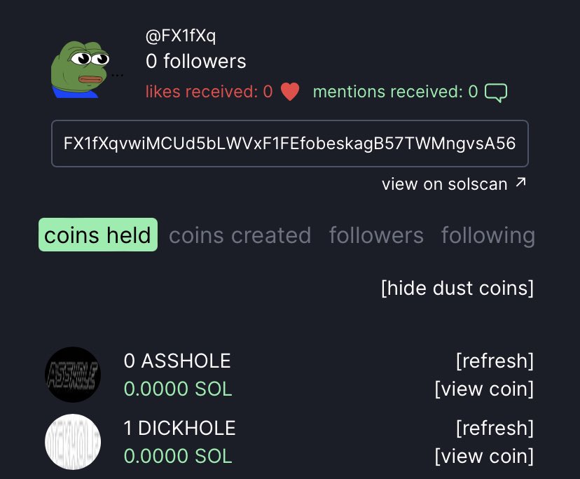 Dickhole_CTO's tweet photo. Study the Lore
#fartcoin #assholecoin #buttcoin https://t.co/I2G7Gl36ha