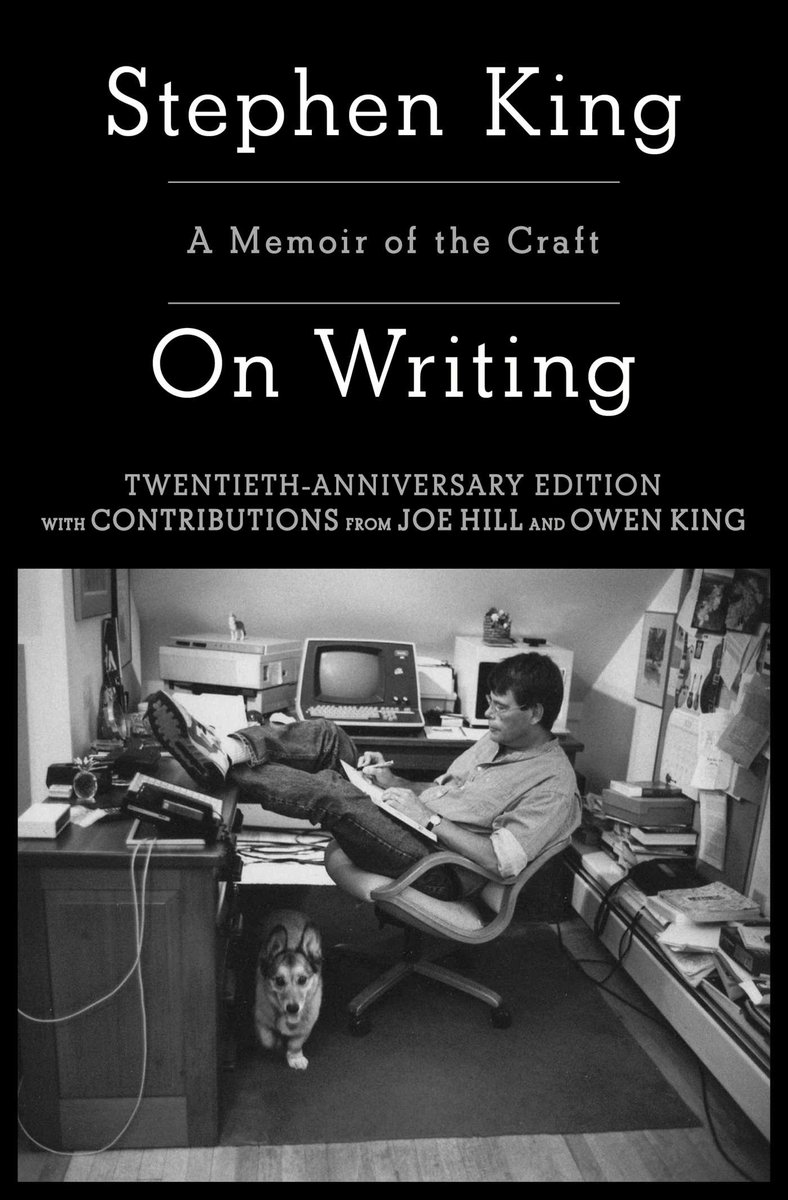 On Writing
by Stephen King

Read my review!
bookbusterreviews.com/on-writing/ 

#Writing #StephenKing