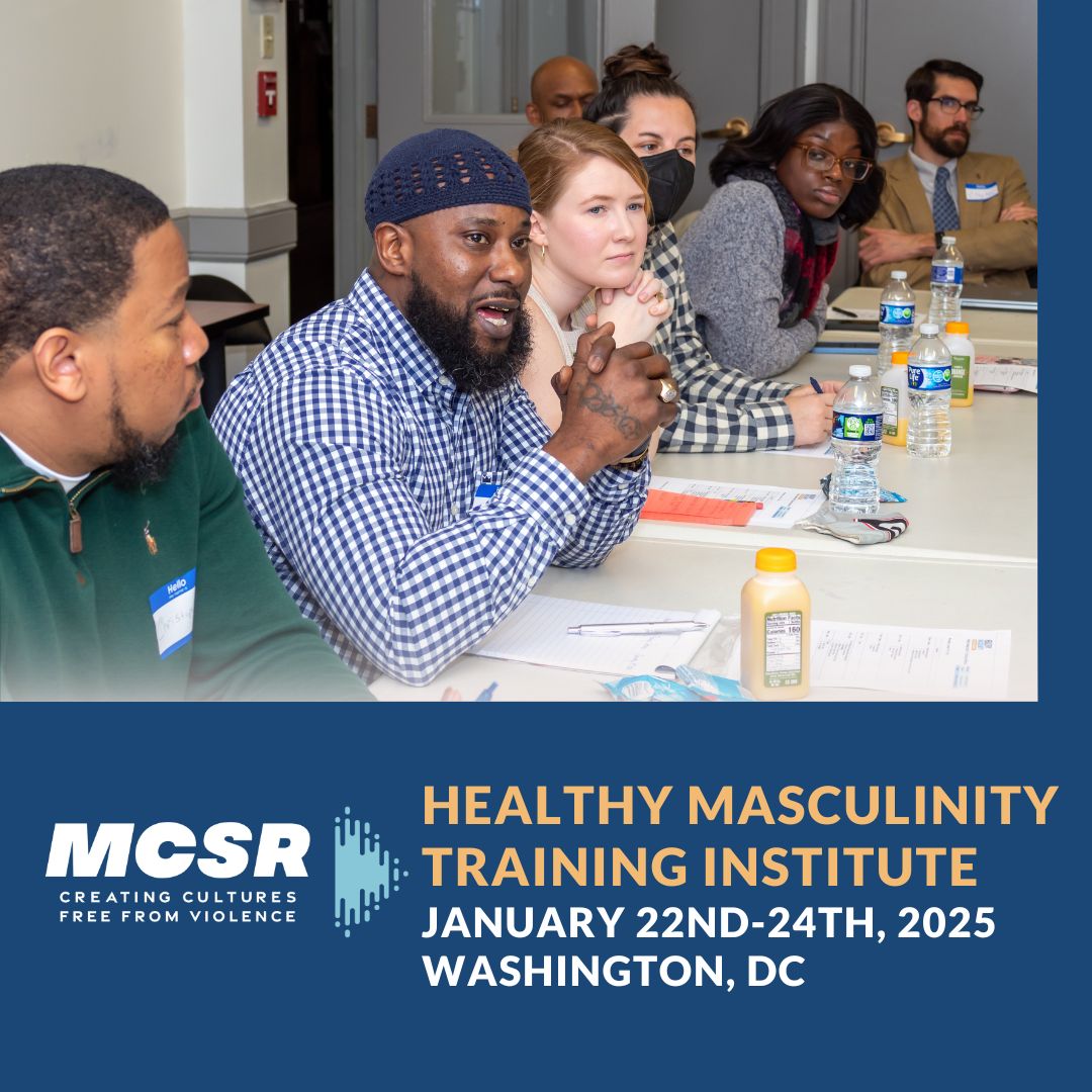 The Healthy Masculinity Training Institute is an interactive, skill-building program designed for educators, advocates, and community leaders who are committed to fostering environments where healthy masculinity thrives. mcsr.org/shop/hmti-9hj5…