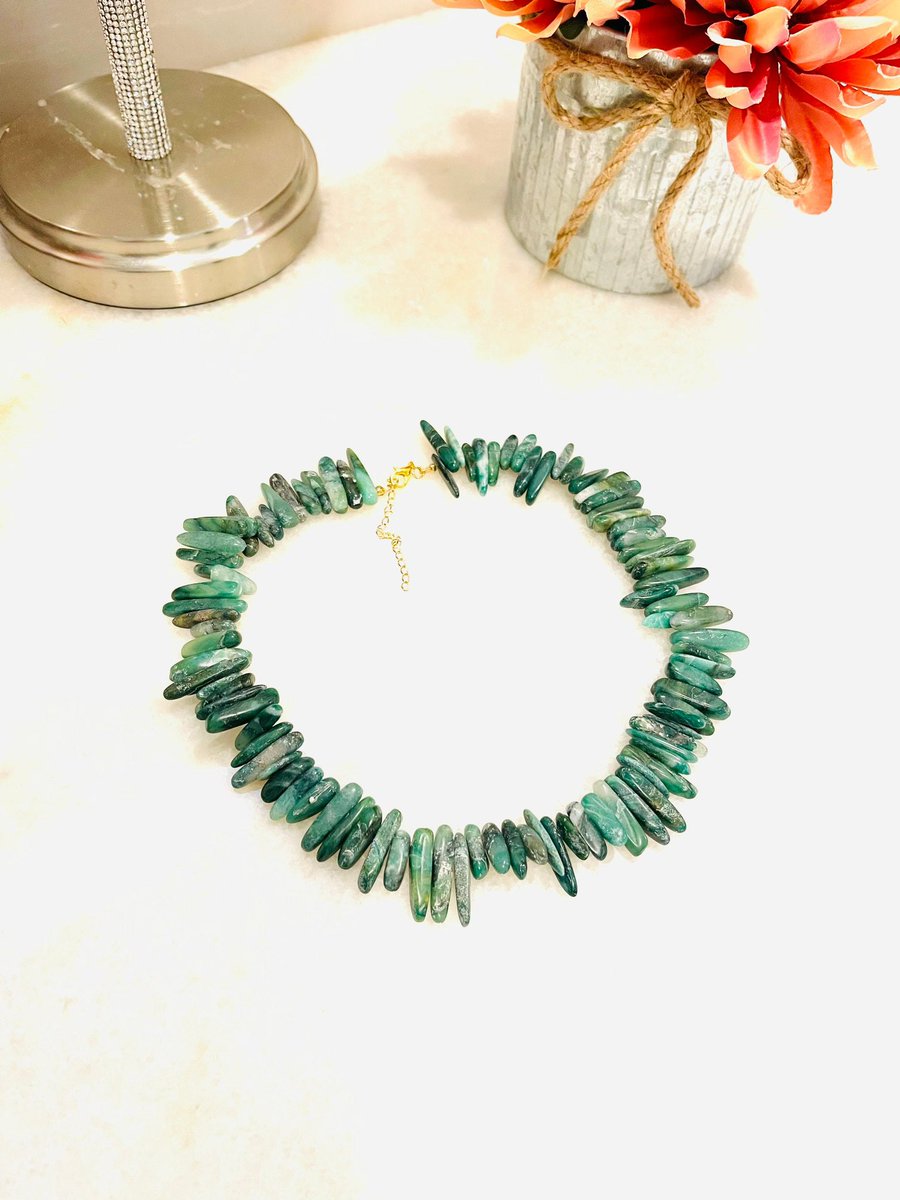 AlicesTreasureb's tweet image. alicesbox.etsy.com/listing/120321… 
Green  Amazonite Gemstones Necklace 
#Jewelry #GemstonesNecklace #AmazoniteNecklace #HandmadeJewelry #Handmade